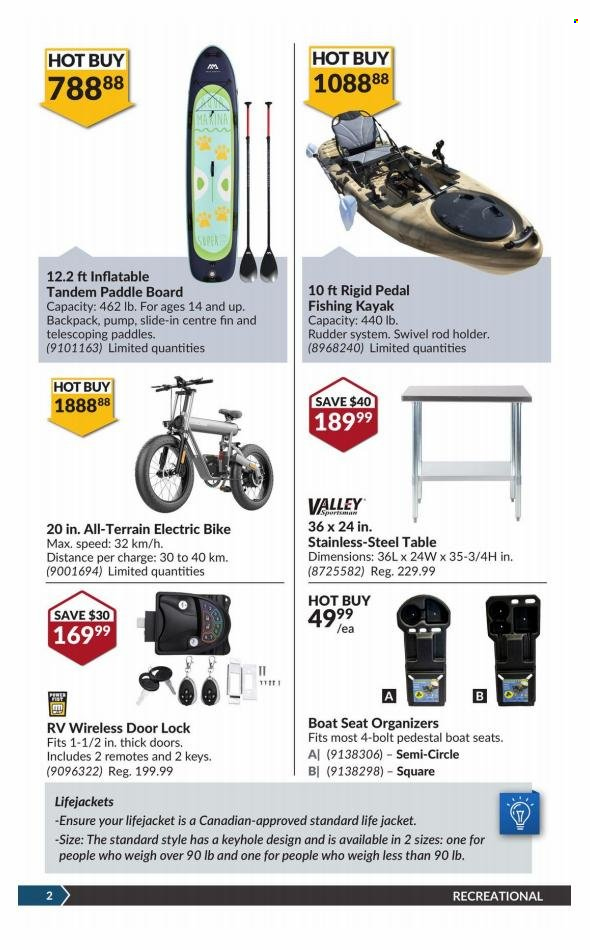 thumbnail - Princess Auto Flyer - June 06, 2023 - June 18, 2023 - Sales products - door, table. Page 6.