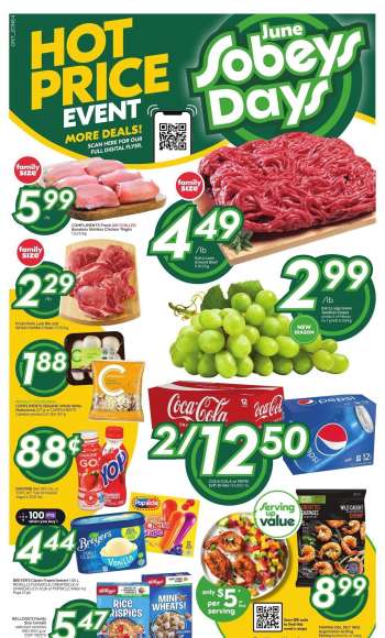 Sobeys Flyer - June 08, 2023 - June 14, 2023.
