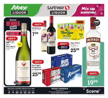 Circulaire Sobeys Liquor - 08 Juin 2023 - 14 Juin 2023.