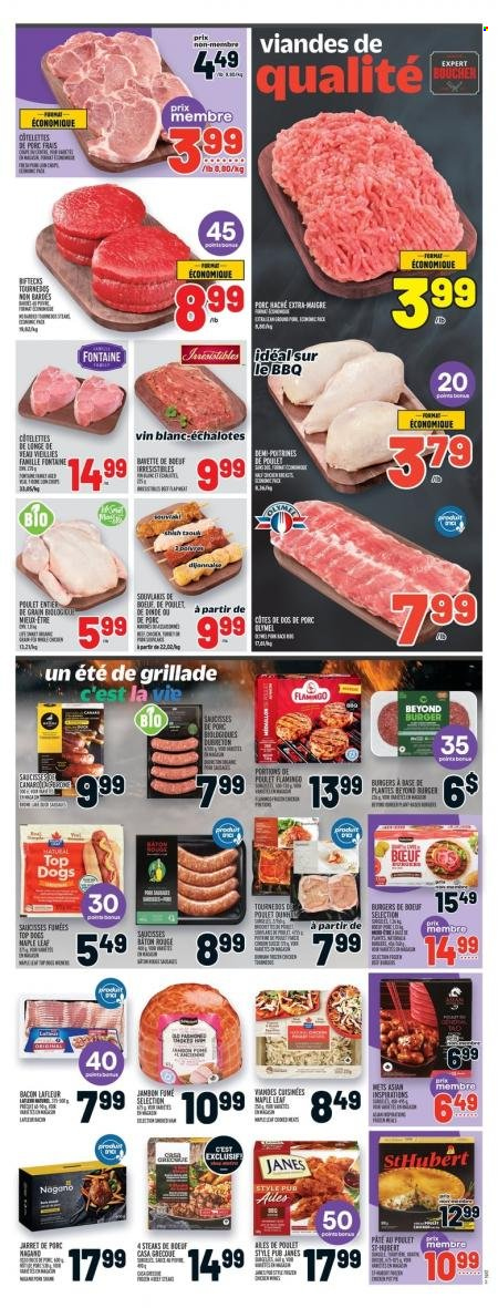 thumbnail - Metro Flyer - June 08, 2023 - June 14, 2023 - Sales products - hamburger, bacon, Beck's, pipe. Page 5.