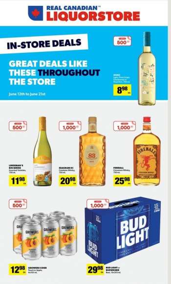 Real Canadian Liquorstore Flyer - June 12, 2023 - June 21, 2023.
