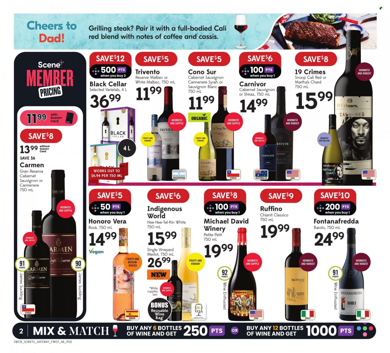 Circulaire Sobeys Liquor - 15 Juin 2023 - 21 Juin 2023. Page 2