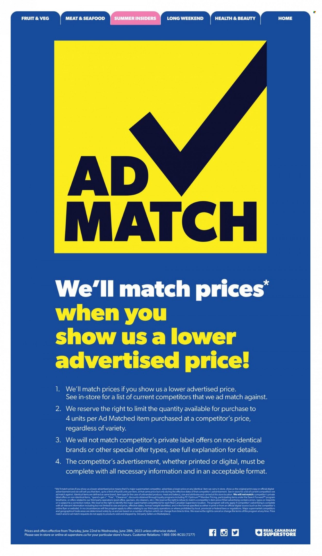 Real Canadian Superstore flyer - June 22, 2023 - June 28, 2023. Page 22