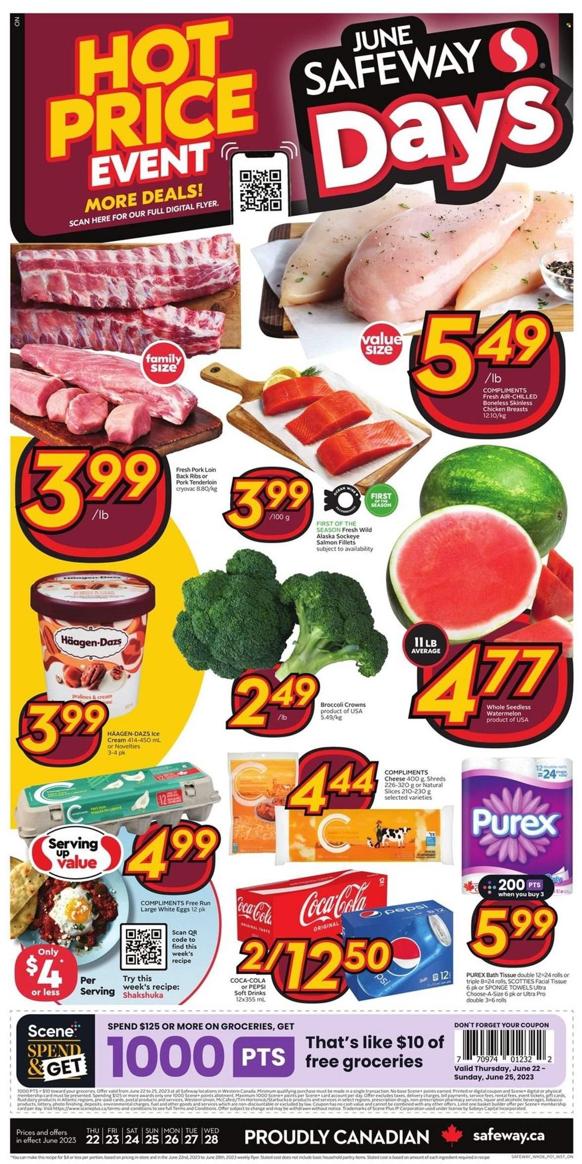 Safeway flyer - June 22, 2023 - June 28, 2023. Page 1