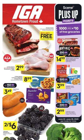 IGA Flyer - June 22, 2023 - June 28, 2023.