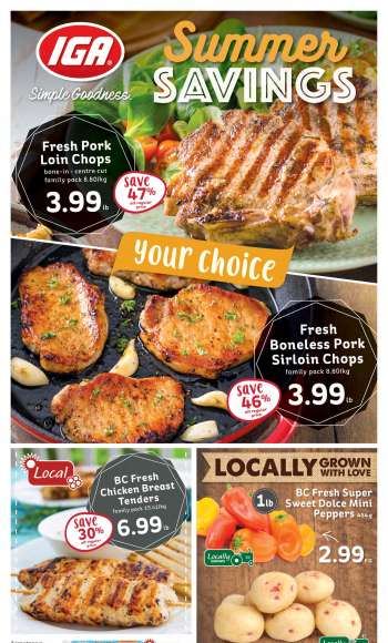 IGA Simple Goodness Flyer - June 23, 2023 - June 29, 2023.