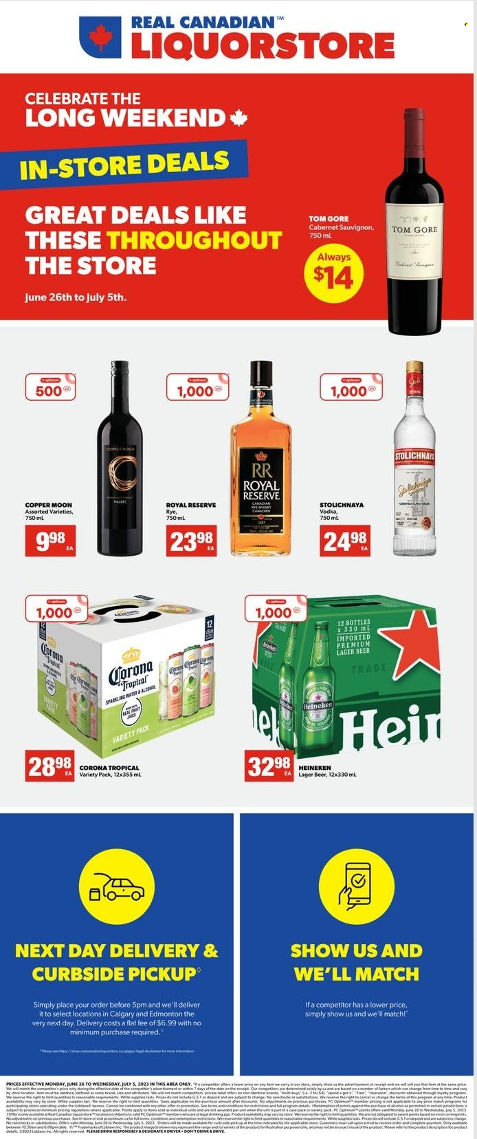Real Canadian Liquorstore flyer - June 26, 2023 - July 05, 2023. Page 1