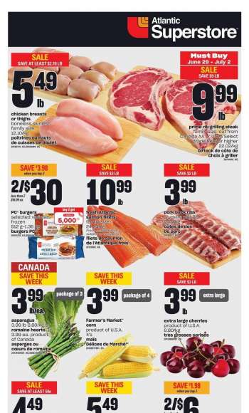 Atlantic Superstore Flyer - June 29, 2023 - July 05, 2023.