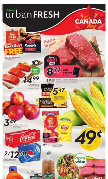 Sobeys Urban Fresh Flyer - June 29, 2023 - July 05, 2023.