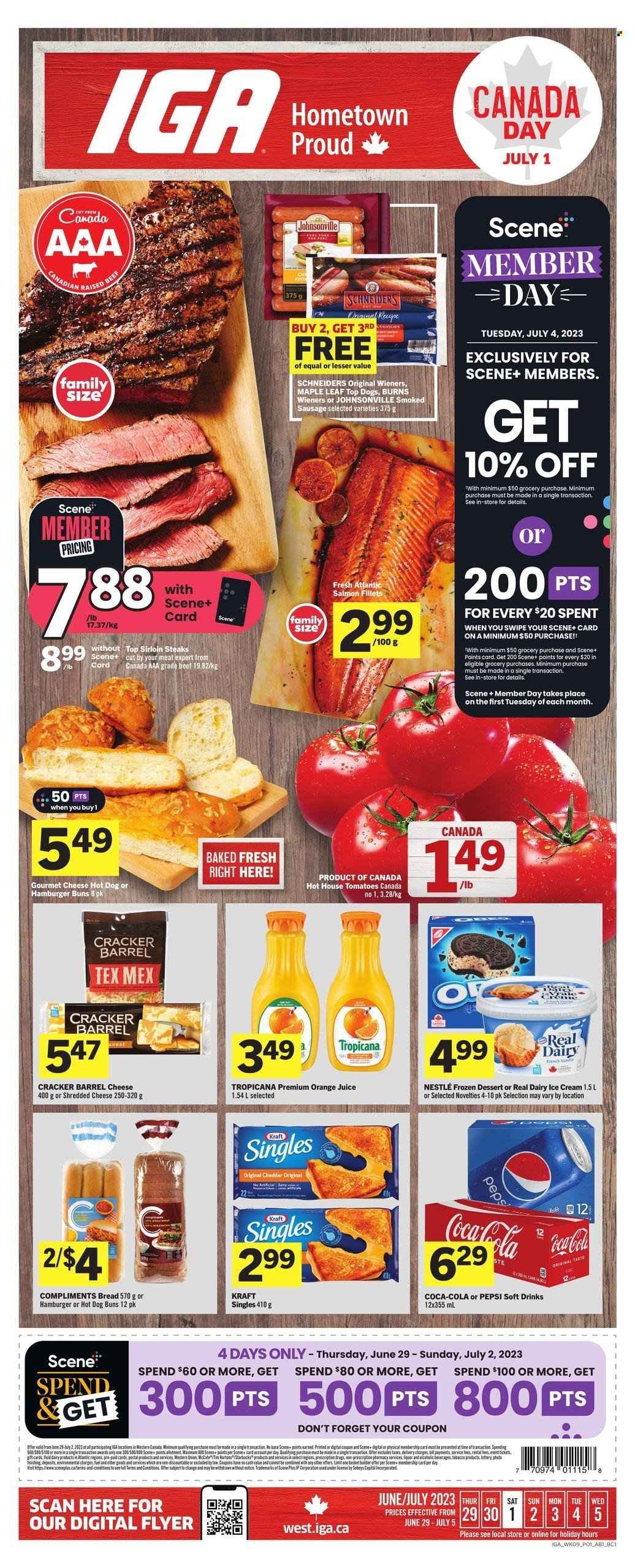 IGA flyer - June 29, 2023 - July 05, 2023. Page 1