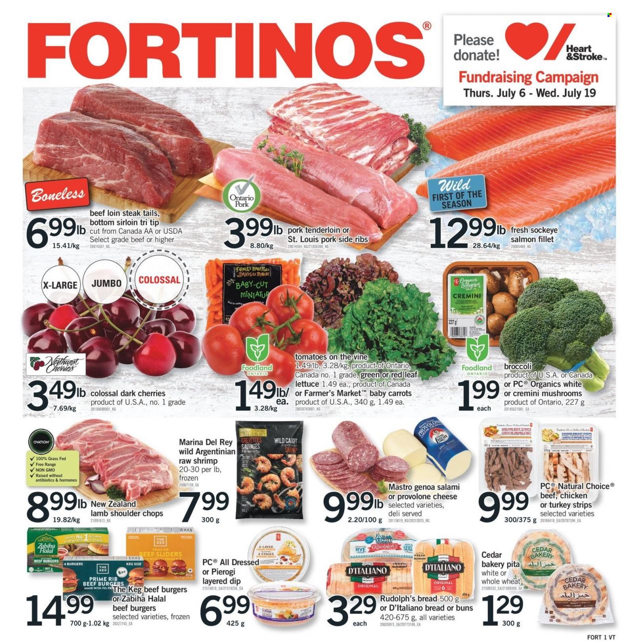 Fortinos flyer - July 06, 2023 - July 12, 2023. Page 1