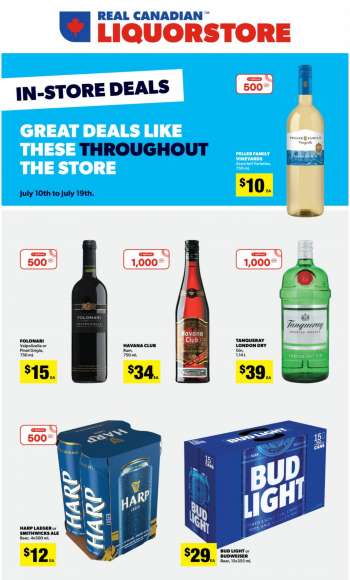 Real Canadian Liquorstore Flyer - July 10, 2023 - July 19, 2023.