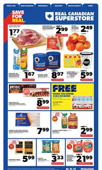 Real Canadian Superstore Flyer - July 13, 2023 - July 19, 2023.