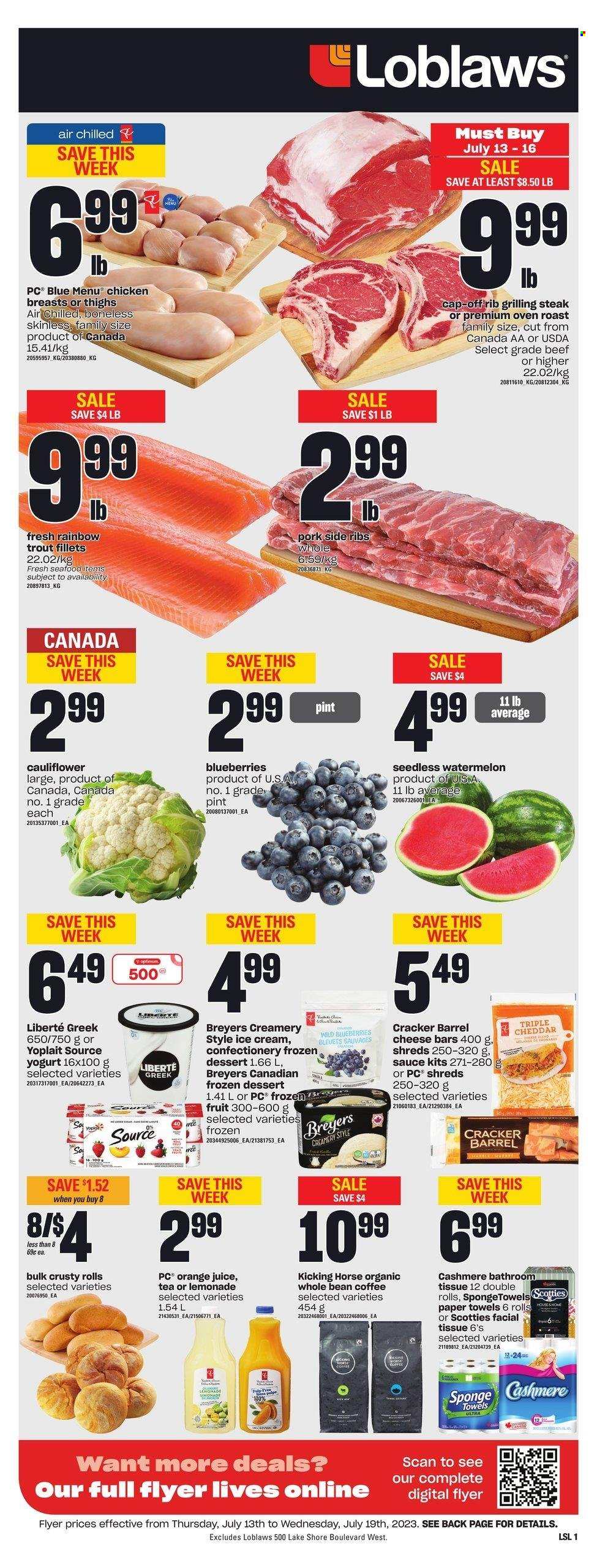 Loblaws flyer - July 13, 2023 - July 19, 2023. Page 1