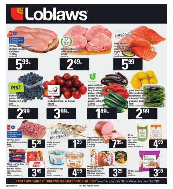 Circulaire Loblaws - 13 Juillet 2023 - 19 Juillet 2023.