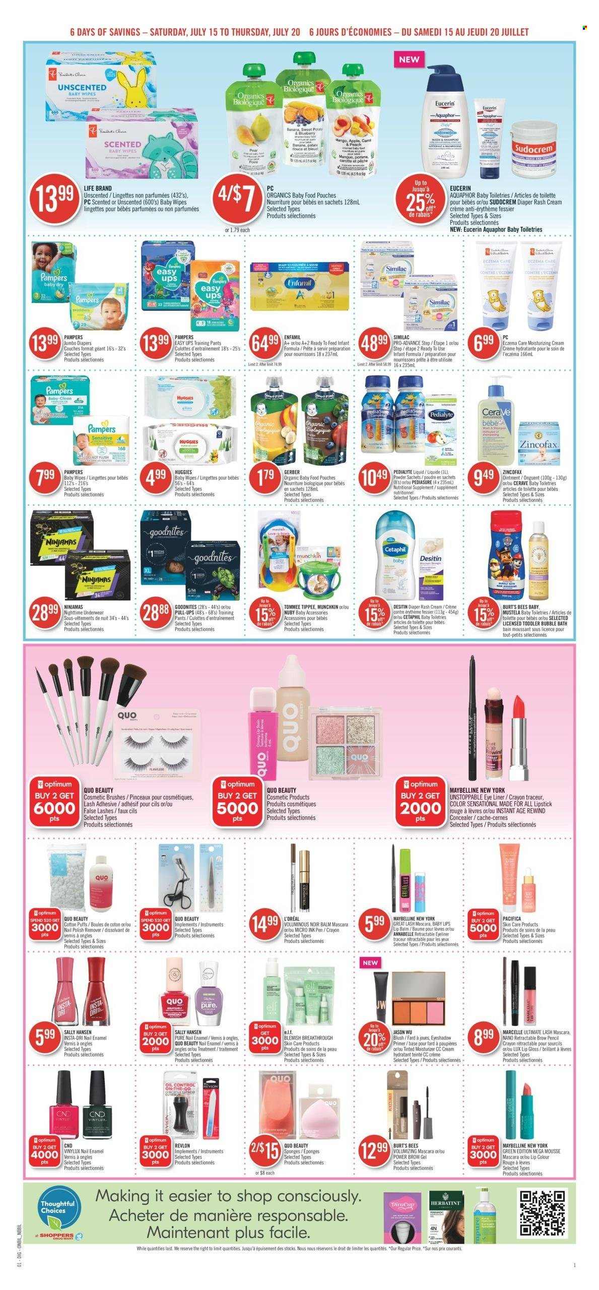 Shoppers Drug Mart flyer - July 15, 2023 - July 20, 2023. Page 7