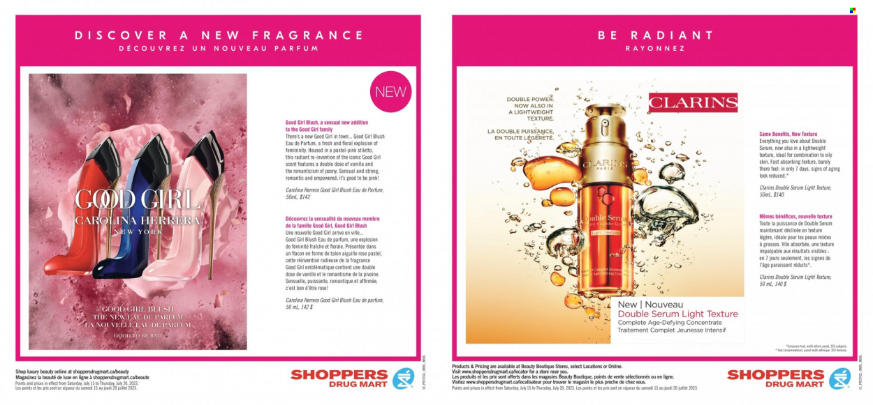 Shoppers Drug Mart flyer - July 15, 2023 - July 20, 2023. Page 10
