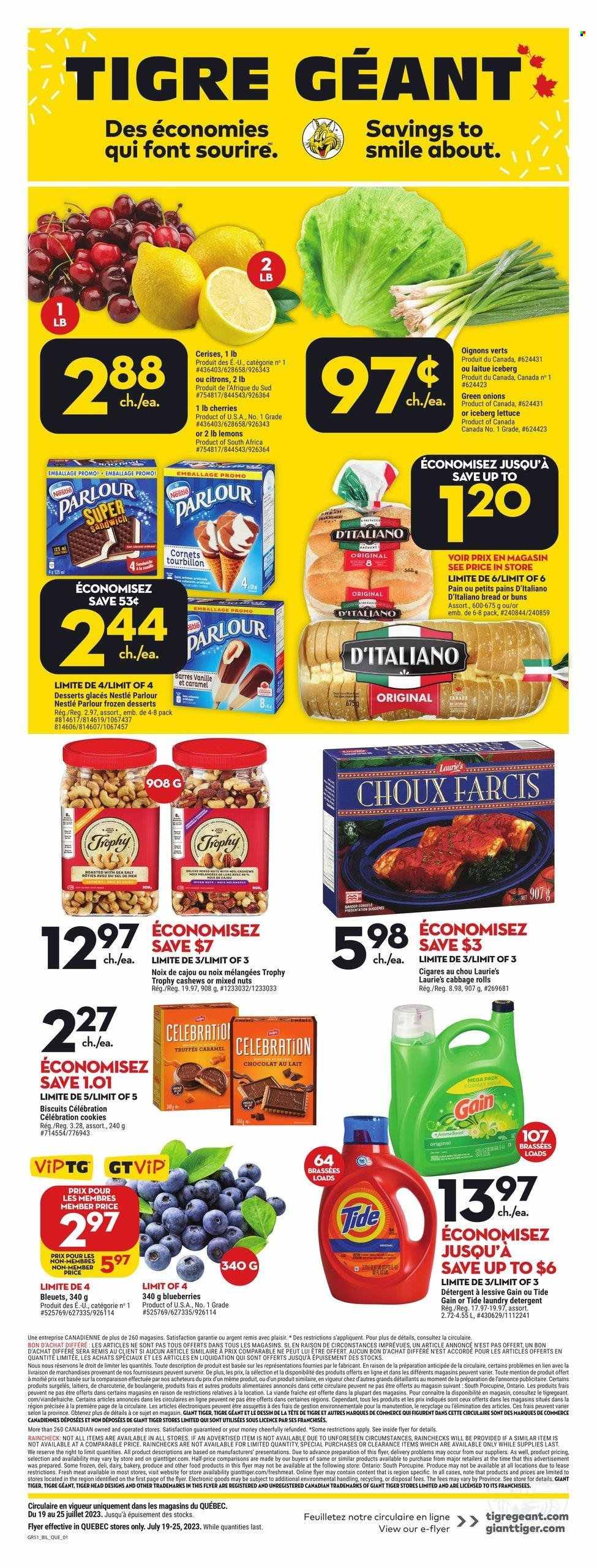 Giant Tiger flyer - July 19, 2023 - July 25, 2023. Page 1