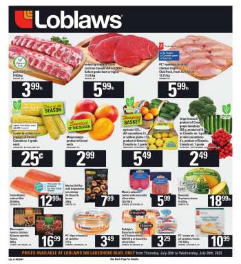 Circulaire Loblaws - 20 Juillet 2023 - 26 Juillet 2023.
