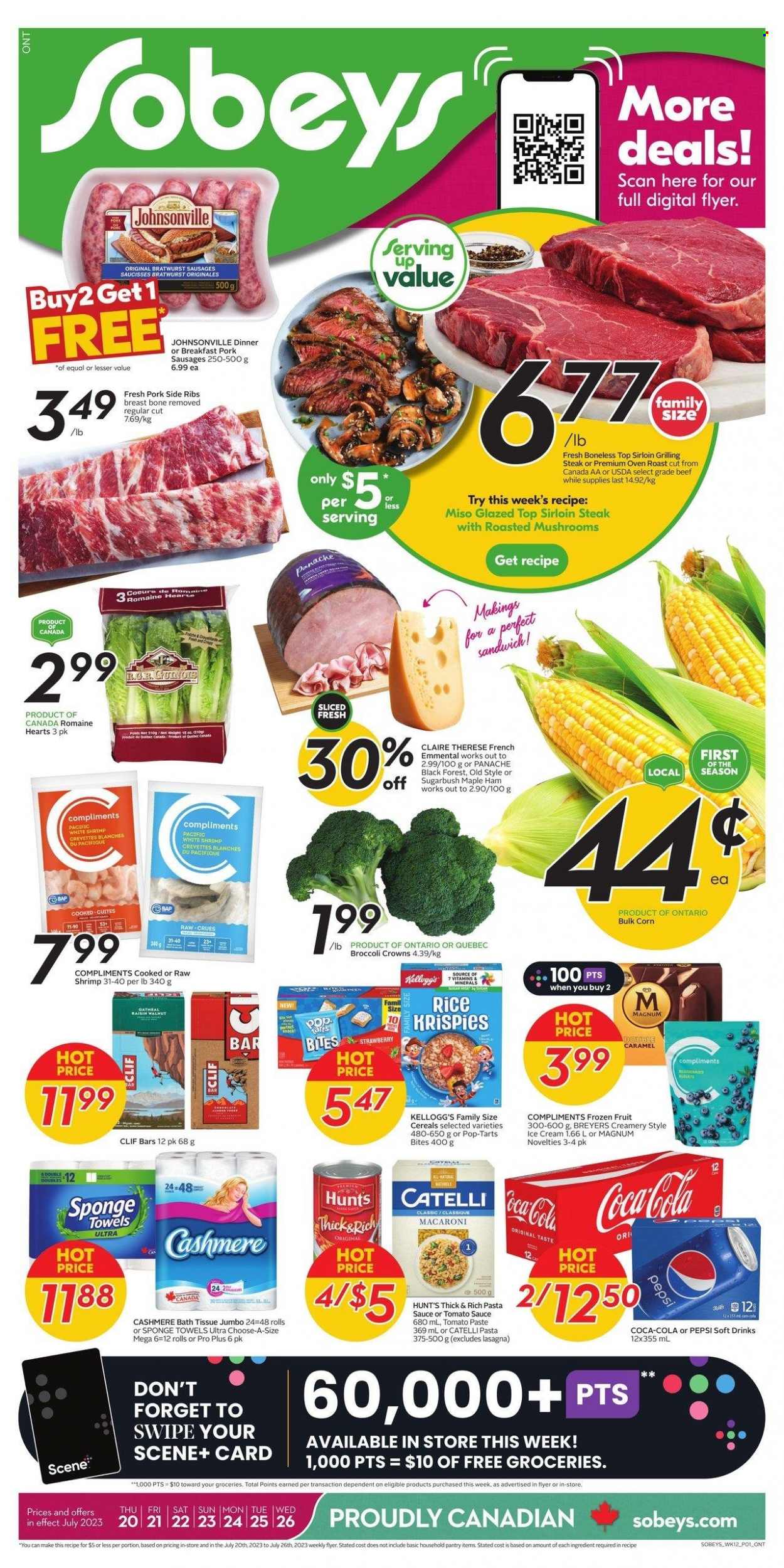Sobeys flyer - July 20, 2023 - July 26, 2023. Page 1