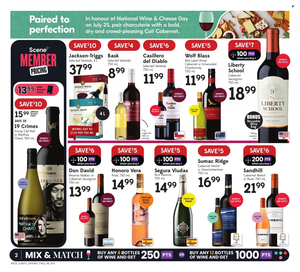 Sobeys Liquor flyer - July 20, 2023 - July 26, 2023. Page 2