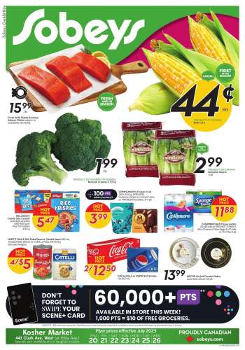 Sobeys Flyer - July 20, 2023 - July 26, 2023.