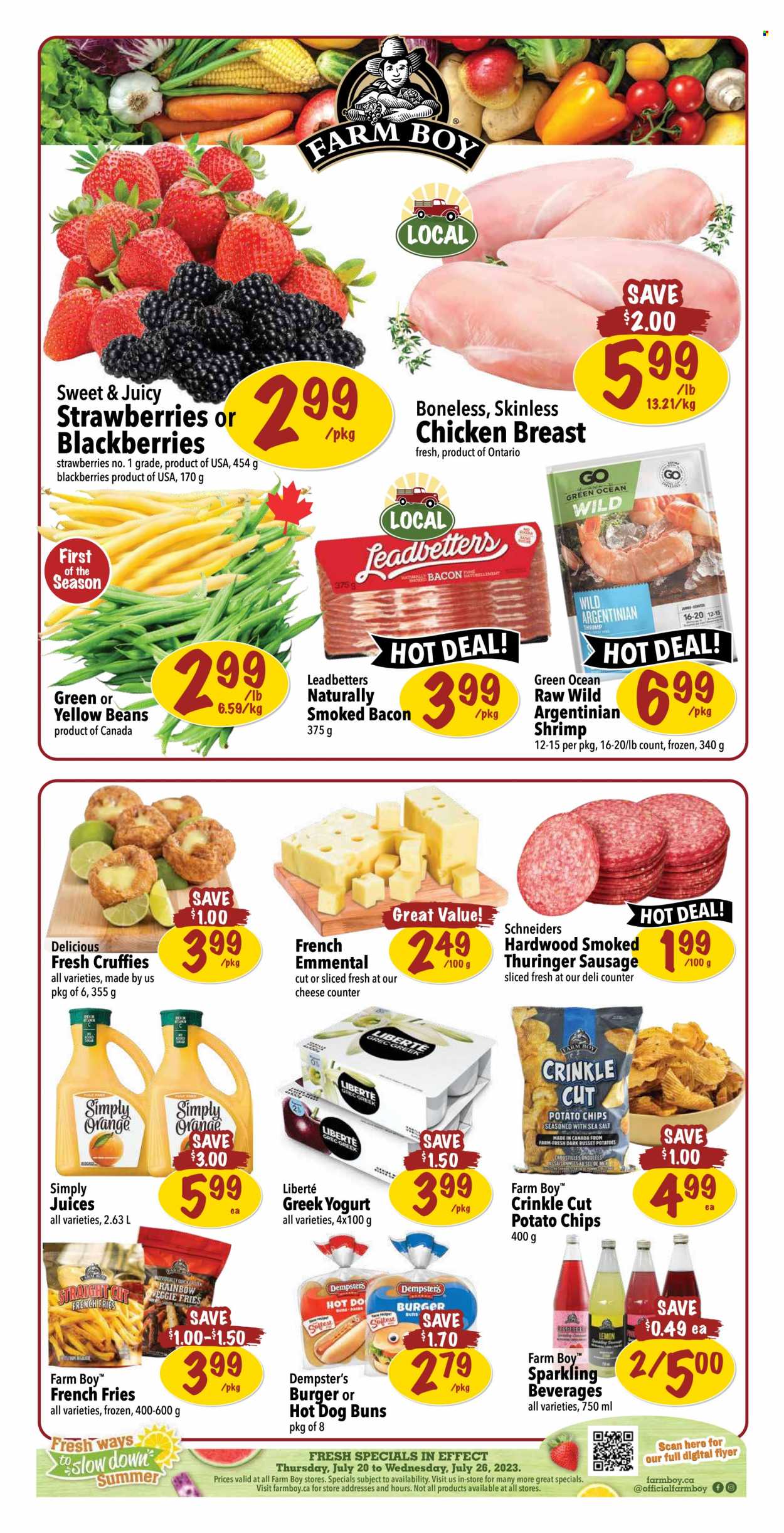 Farm Boy flyer - July 20, 2023 - July 26, 2023. Page 1