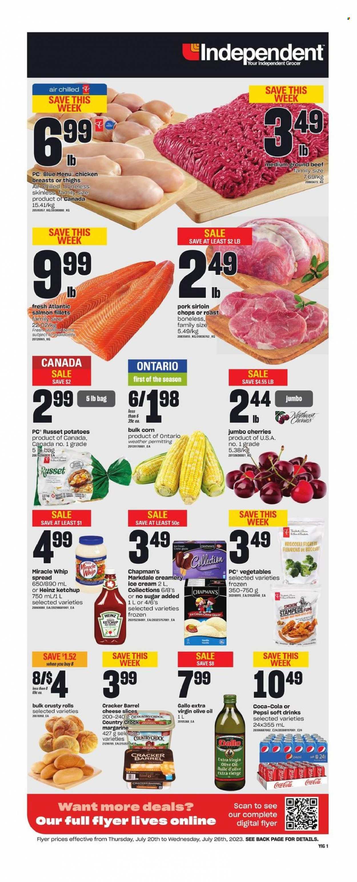 Independent flyer - July 20, 2023 - July 26, 2023. Page 1