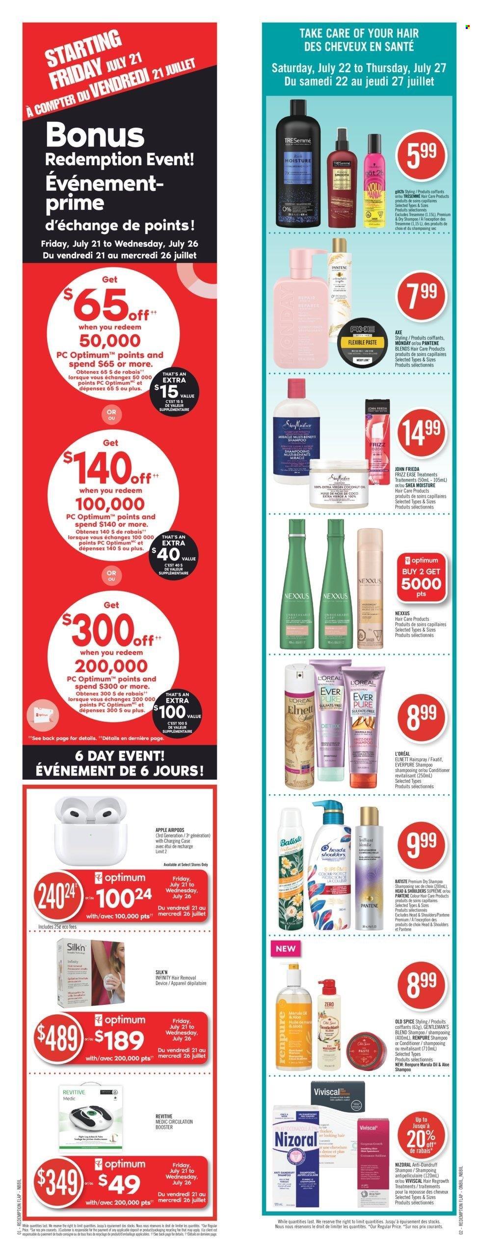 Shoppers Drug Mart flyer - July 22, 2023 - July 27, 2023. Page 1