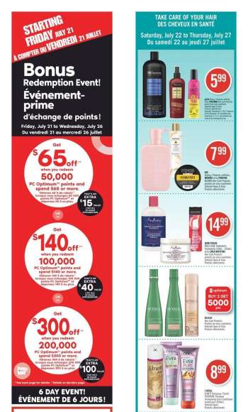 Shoppers Drug Mart Flyer - July 22, 2023 - July 27, 2023.