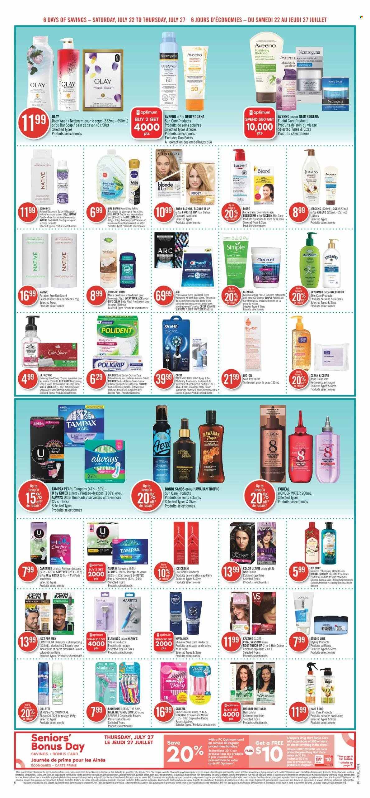 Shoppers Drug Mart flyer - July 22, 2023 - July 27, 2023. Page 9