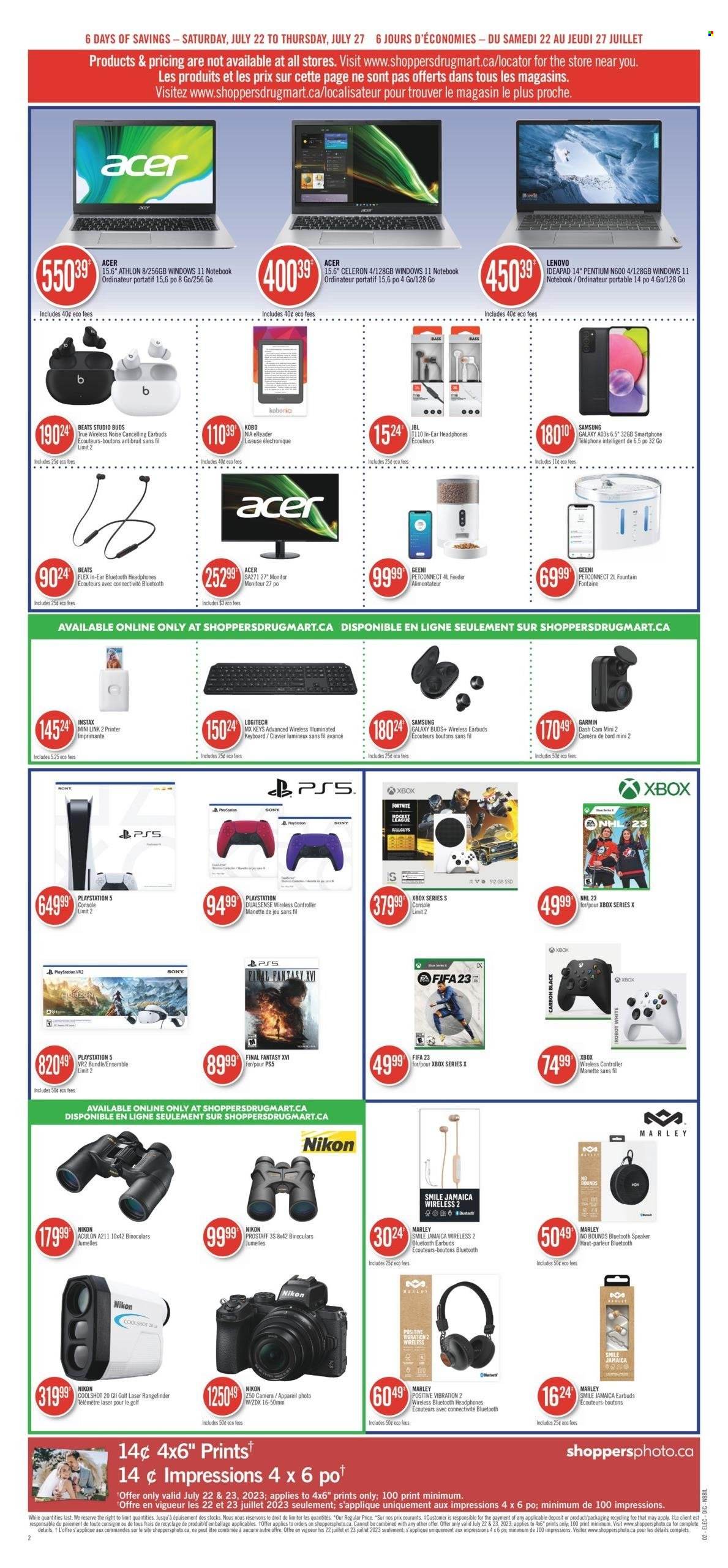 Shoppers Drug Mart flyer - July 22, 2023 - July 27, 2023. Page 12