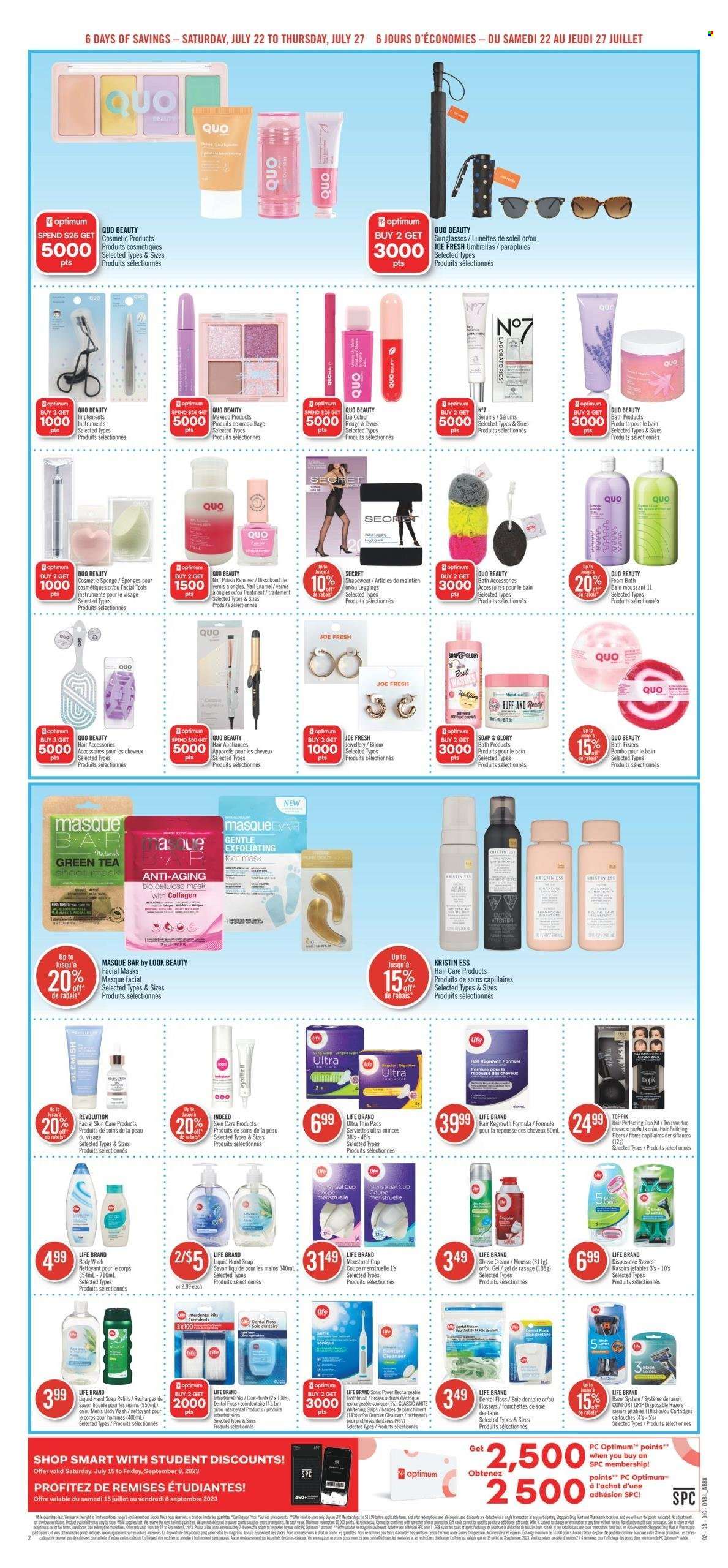 Shoppers Drug Mart flyer - July 22, 2023 - July 27, 2023. Page 17