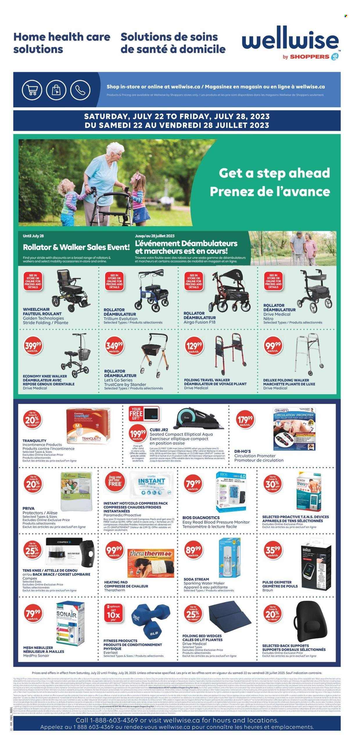 Shoppers Drug Mart flyer - July 22, 2023 - July 27, 2023. Page 19
