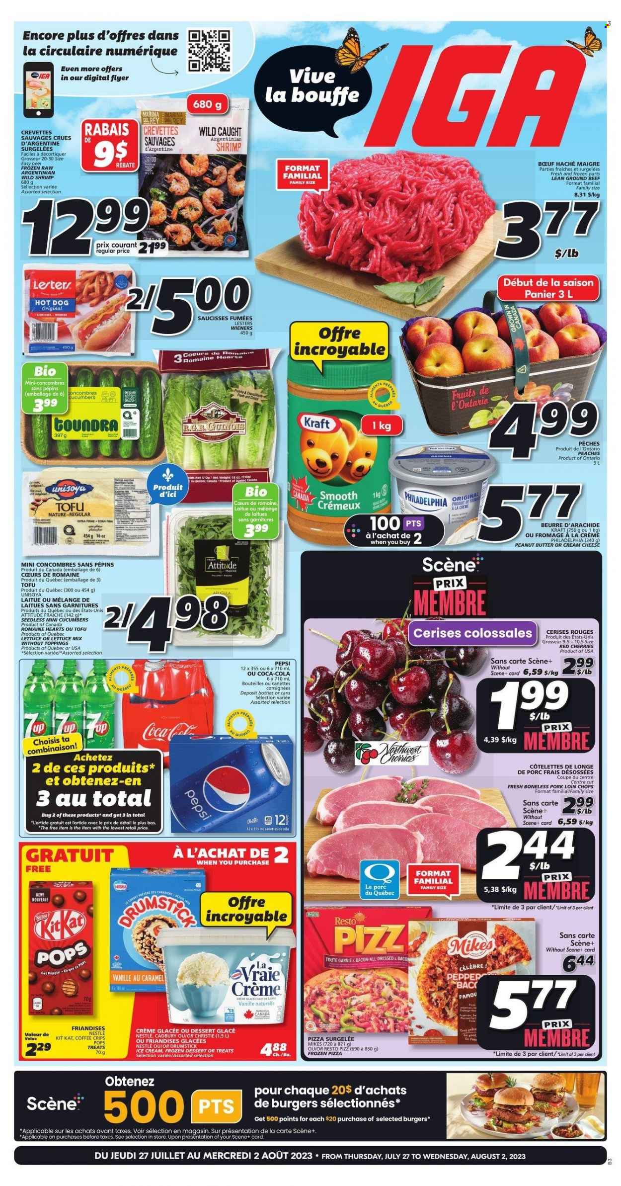 IGA flyer - July 27, 2023 - August 02, 2023. Page 1