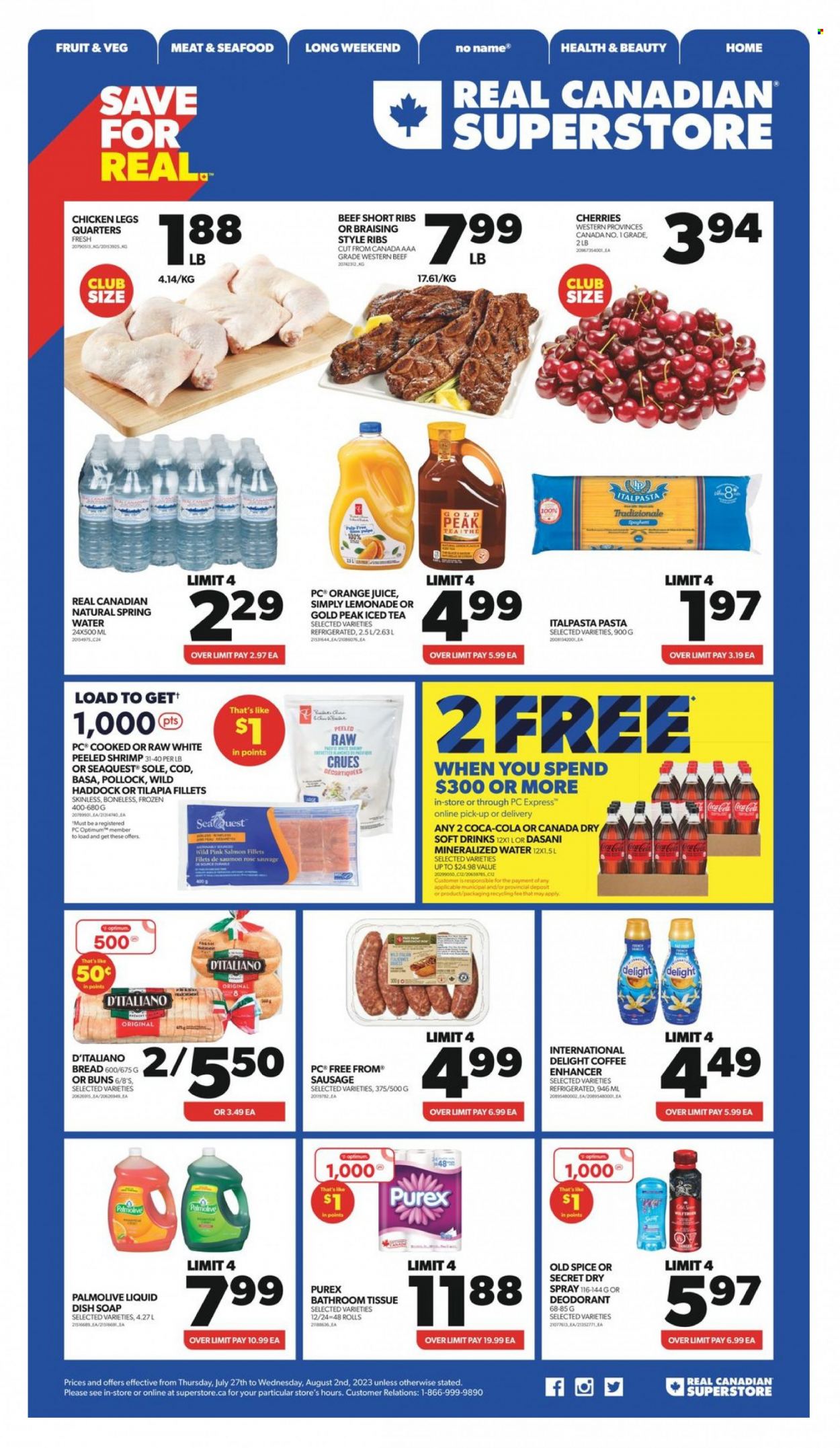 Real Canadian Superstore flyer - July 27, 2023 - August 02, 2023. Page 1