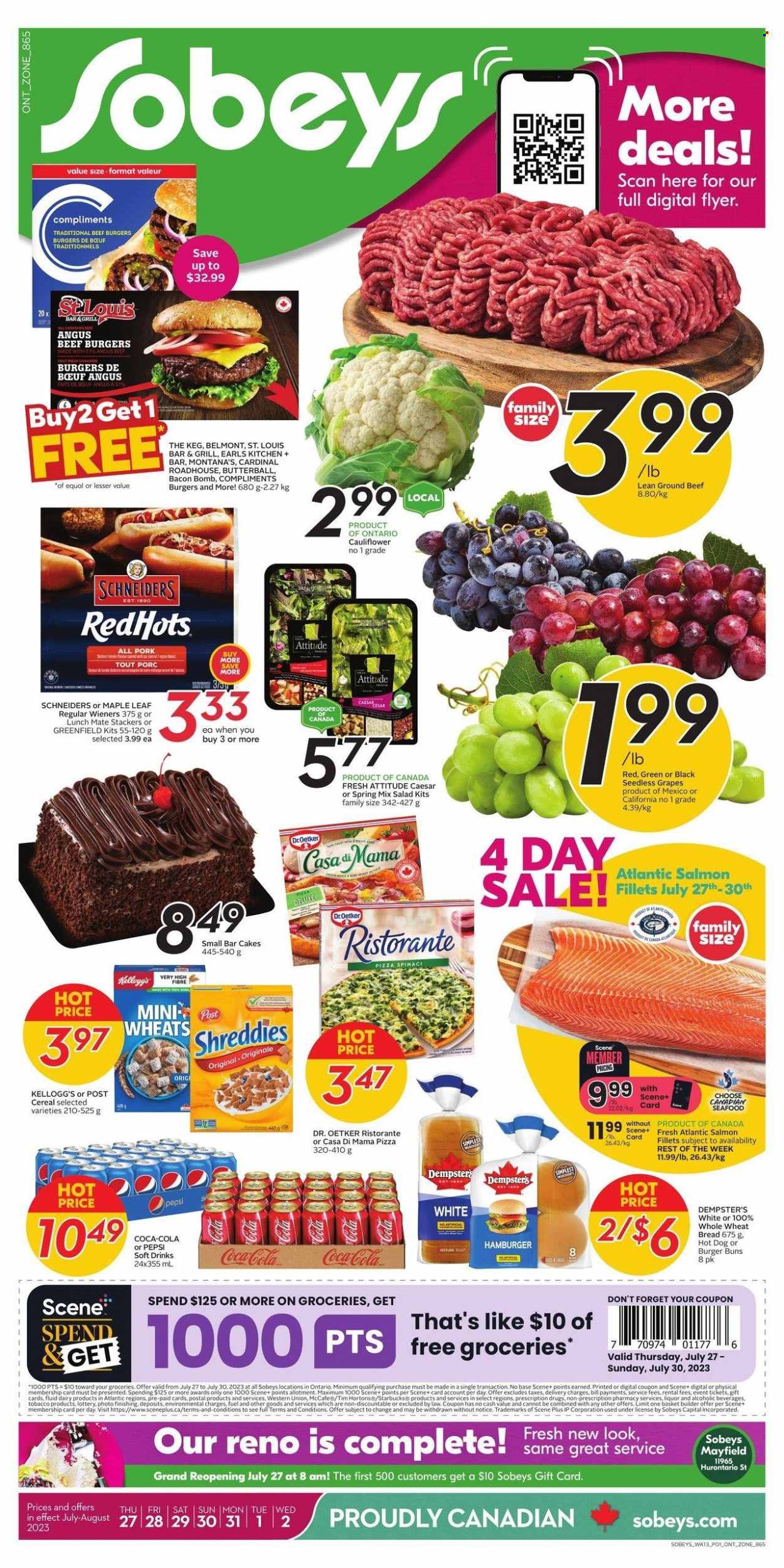 Sobeys flyer - July 27, 2023 - August 02, 2023. Page 1