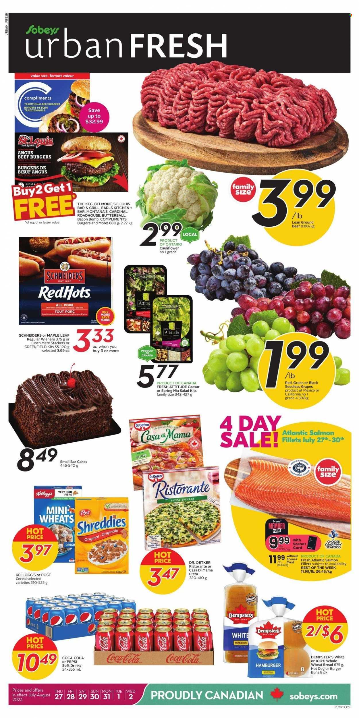 Sobeys Urban Fresh flyer - July 27, 2023 - August 02, 2023. Page 1