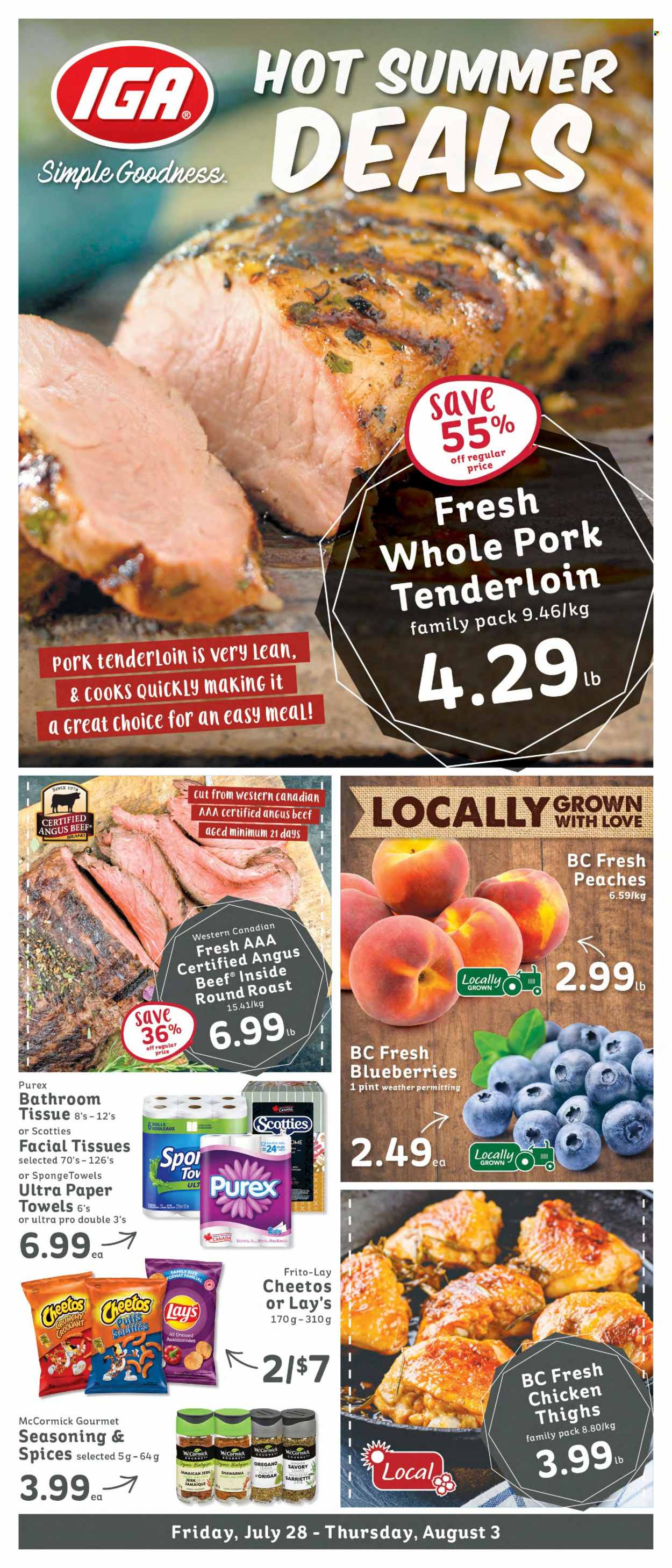 IGA Simple Goodness flyer - July 28, 2023 - August 03, 2023. Page 1