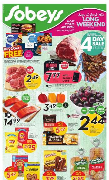 Circulaire Sobeys - 03 Août 2023 - 09 Août 2023.