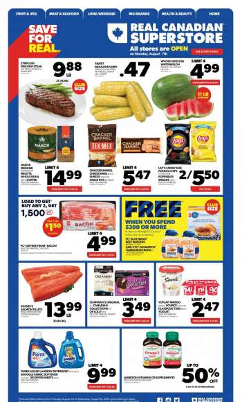 Circulaire Real Canadian Superstore - 03 Août 2023 - 09 Août 2023.