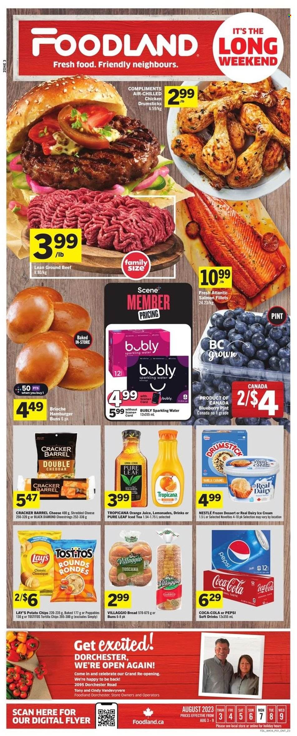 Foodland flyer - August 03, 2023 - August 09, 2023. Page 1
