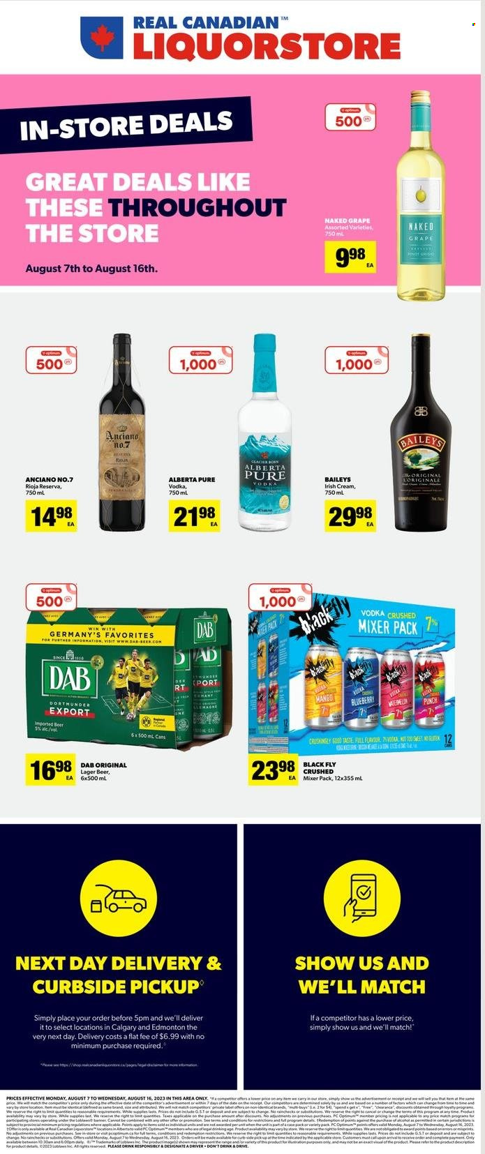 Real Canadian Liquorstore flyer - August 07, 2023 - August 16, 2023. Page 1