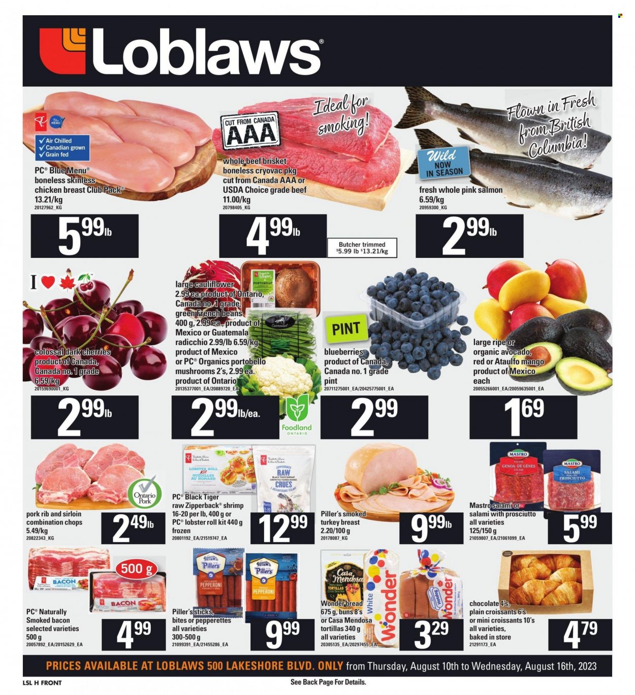 Loblaws flyer - August 10, 2023 - August 16, 2023. Page 1