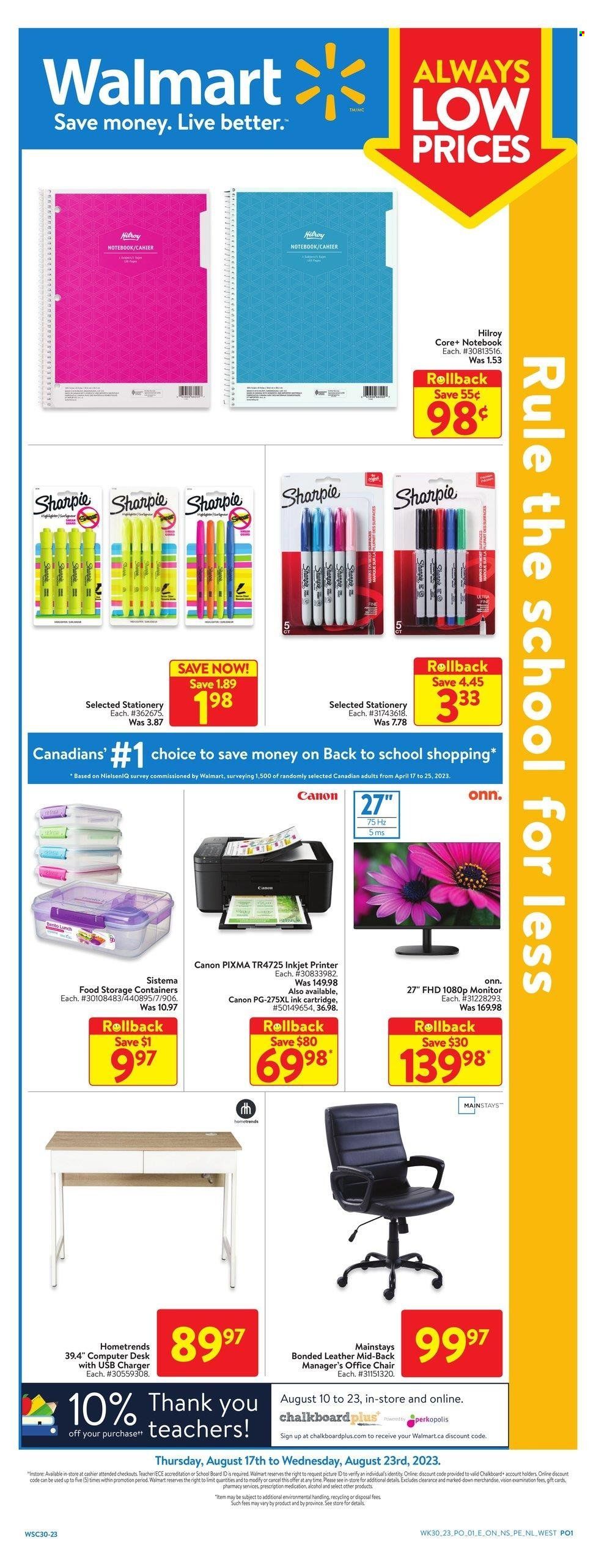 Walmart flyer - August 17, 2023 - August 23, 2023. Page 1