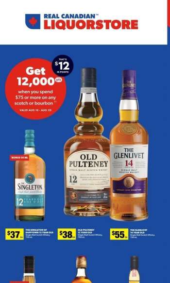 Real Canadian Liquorstore Flyer - August 16, 2023 - August 20, 2023.