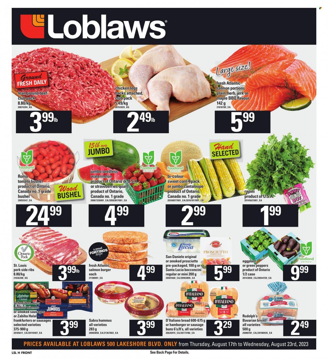 Loblaws flyer - August 17, 2023 - August 23, 2023. Page 1