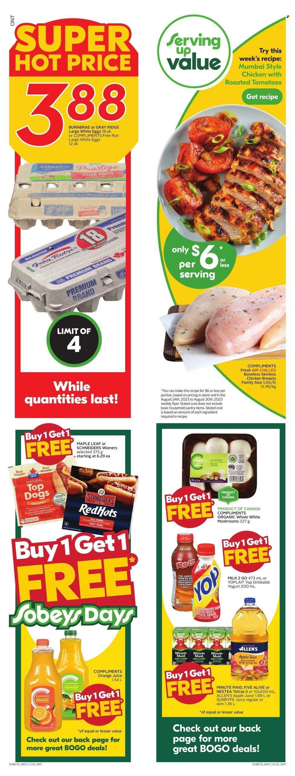 Sobeys flyer - August 24, 2023 - August 30, 2023. Page 2