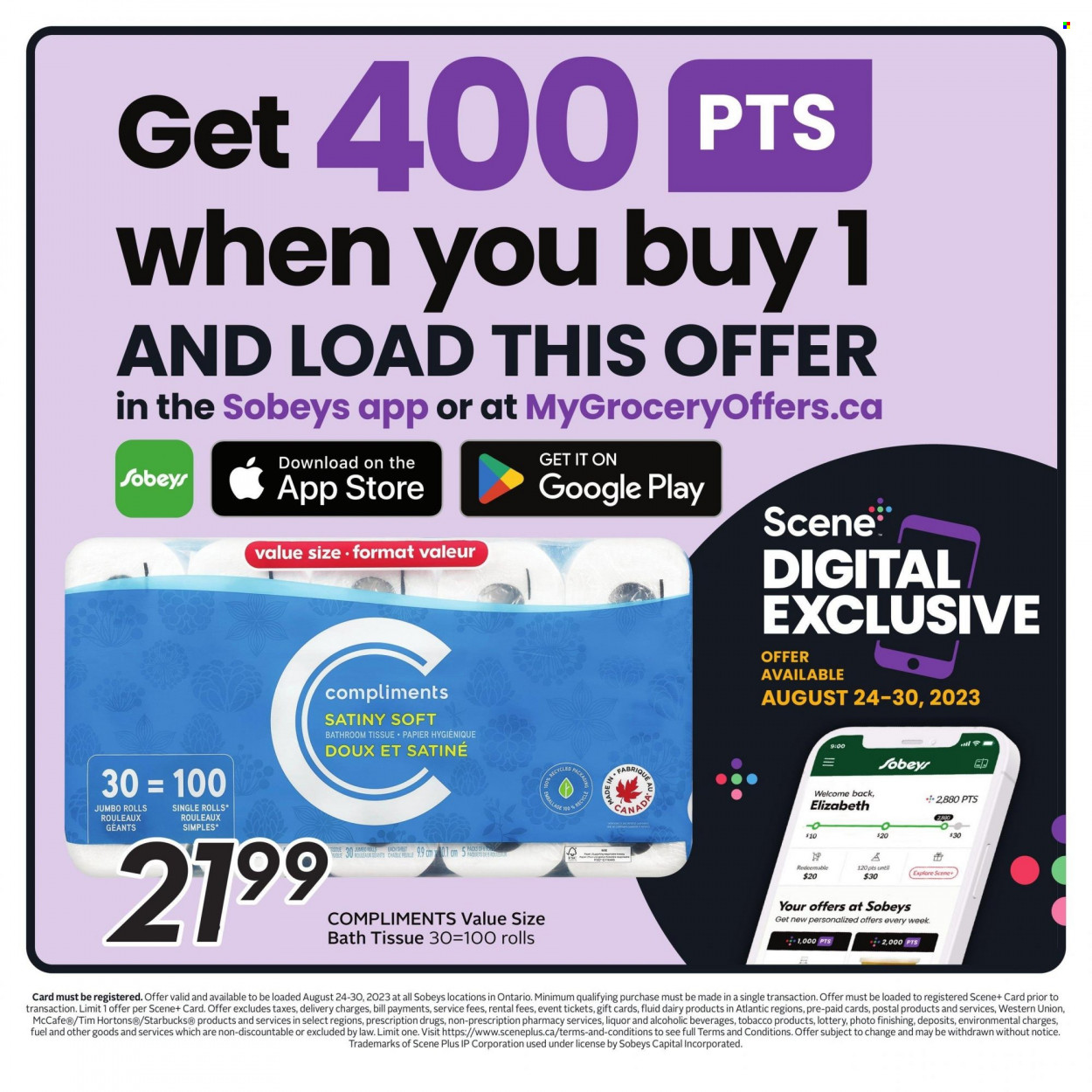 Sobeys flyer - August 24, 2023 - August 30, 2023. Page 4