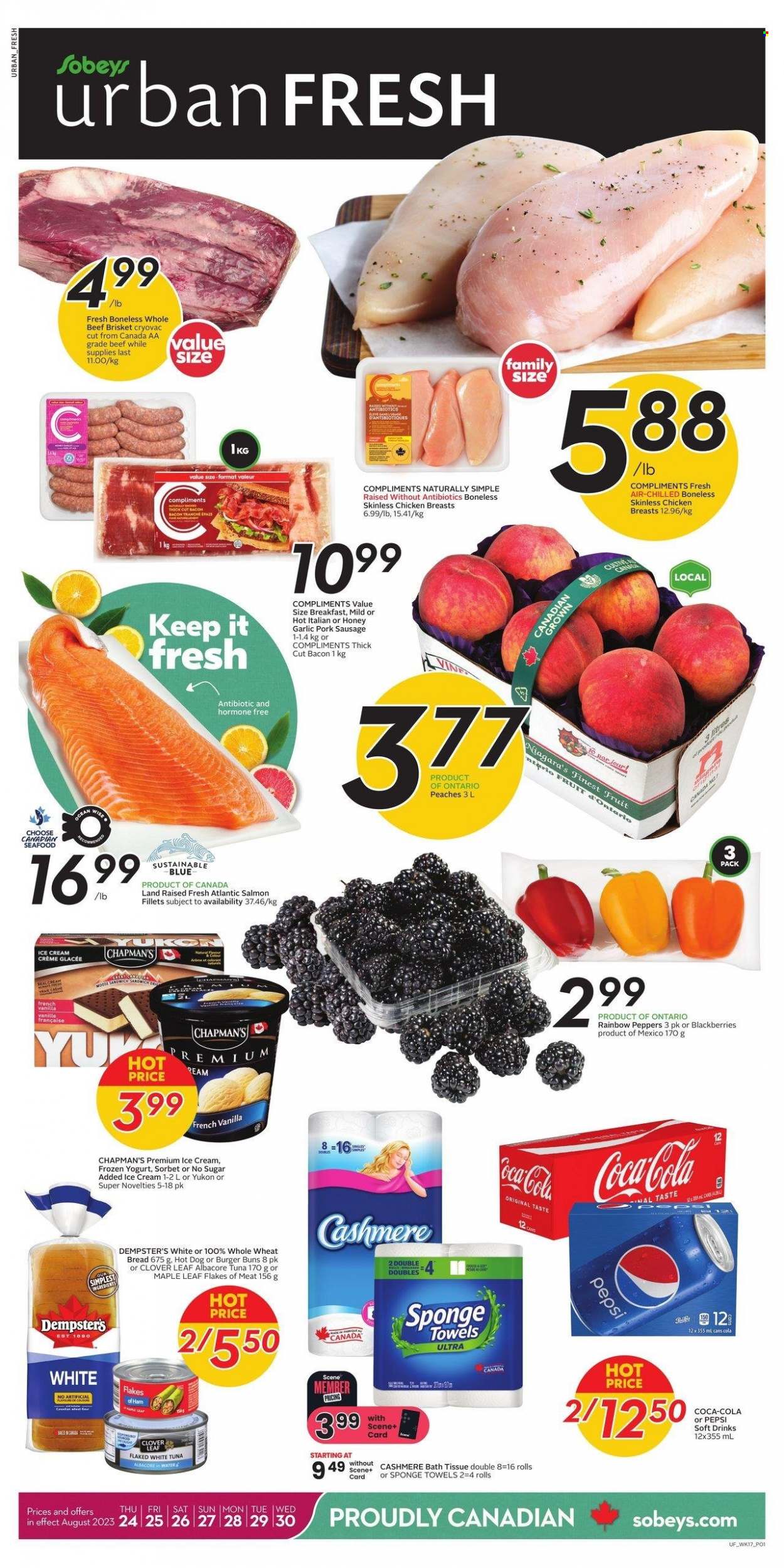 Sobeys Urban Fresh flyer - August 24, 2023 - August 30, 2023. Page 1